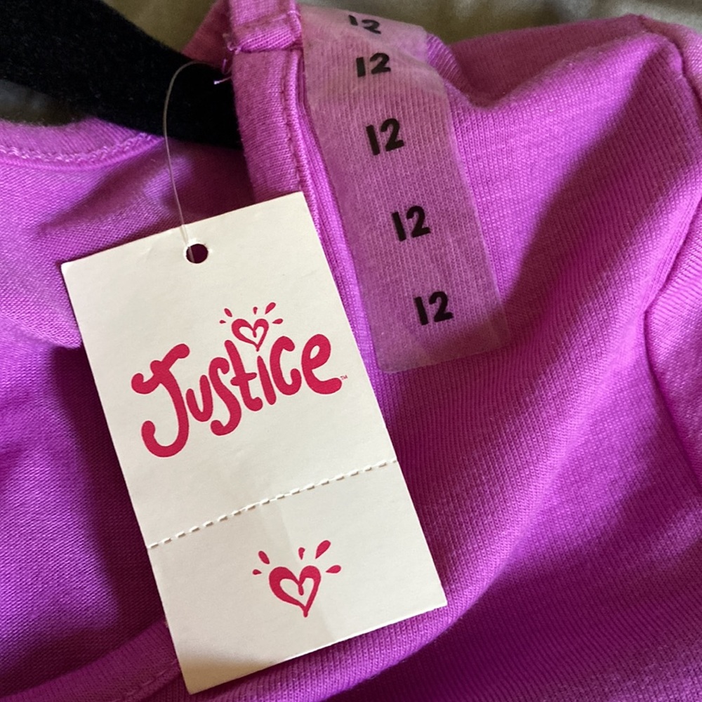 Justice Girls Halloween Long Sleeve | Size 12 | BRAND NEW WITH TAGS - Picture 4 of 5